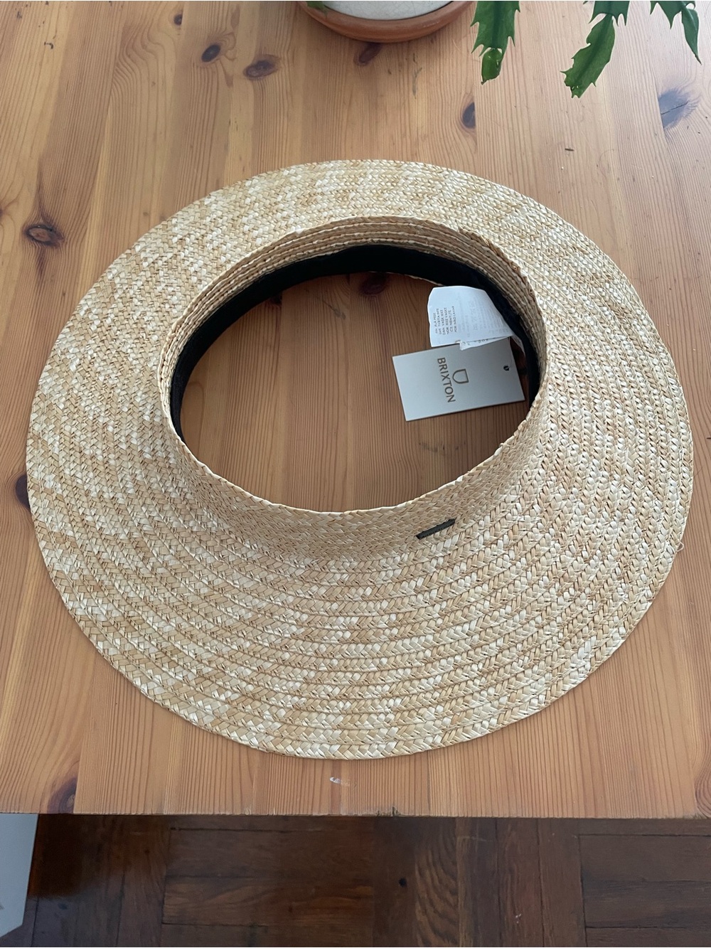 Brixton Joanna Visor Straw Hat